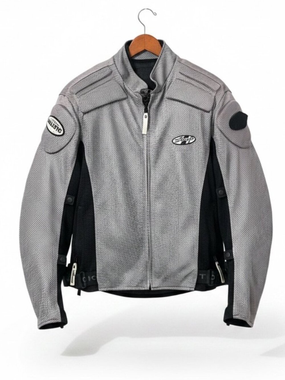 Joe Rocket Phoenix Mesh Motorcycle Jacket Silver Black Armor Ready Mens Large